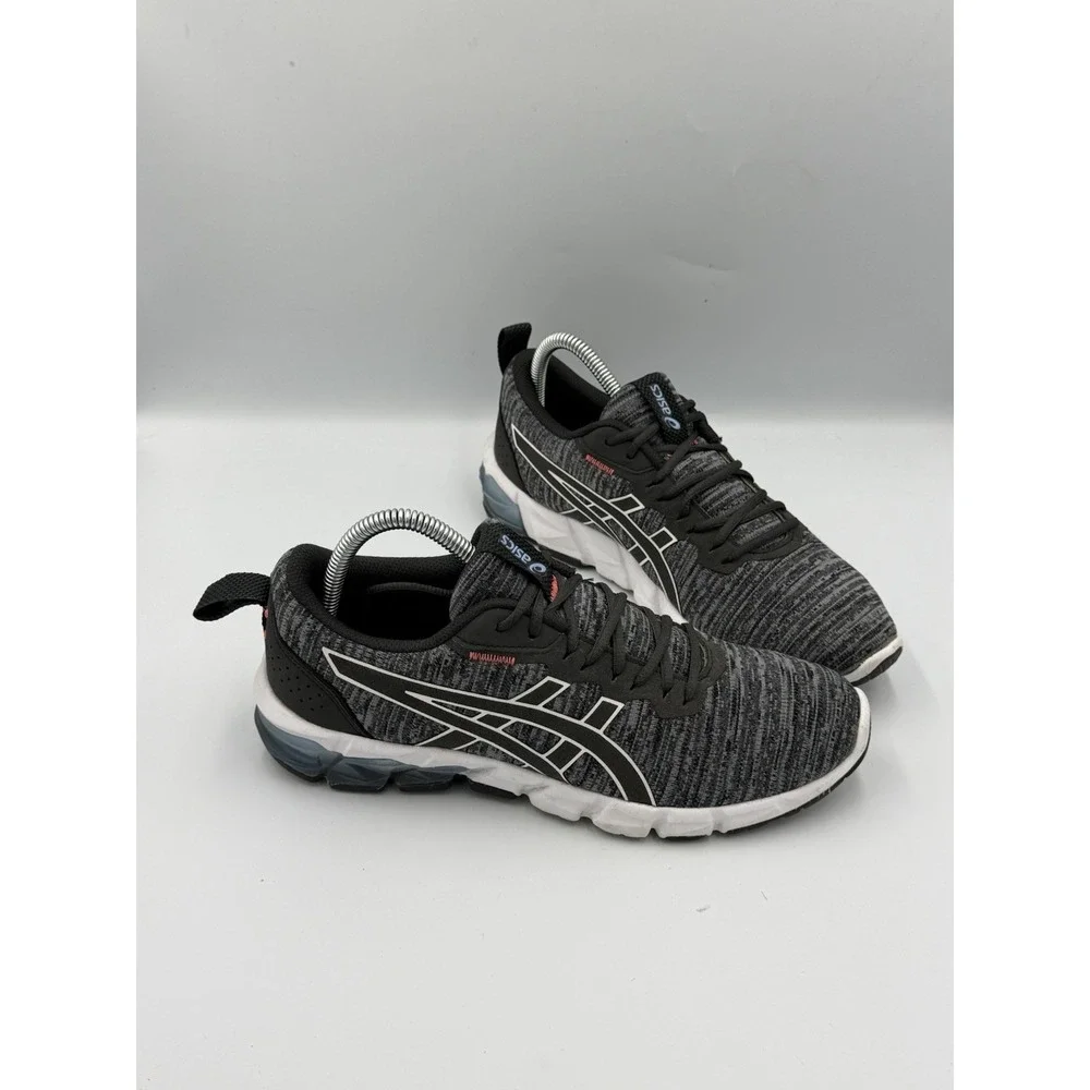 ASICS Gel-Quantum 90 Athletic Running Shoes Women's 9 Gray Black Lace Comfort